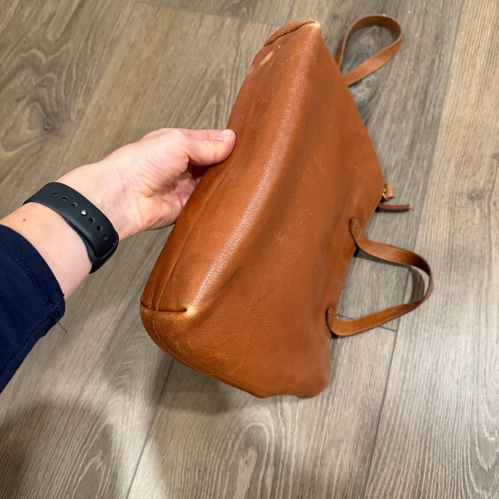 Madewell Chestnut Brown Small transport tote - Picture 3 of 9